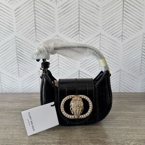Kurt Geiger Black Micro Chelsea Hobo Bag